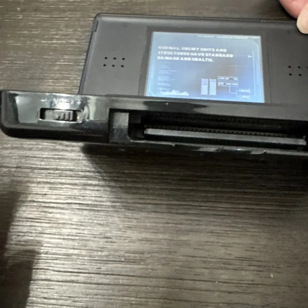 Nintendo DS Lite Handheld Onix Black Tested & Working